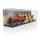 Pr&eacute;sentoir en acrylique pour LEGO&reg; 76405 Harry Potter Poudlard Express &ndash; &Eacute;dition Collector (avec motif de fond et socle noir)
