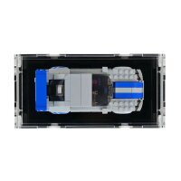 Acryl-Display f&uuml;r LEGO&reg; 76917 2 Fast 2 Furious Nissan Skyline GT-R / R34 (mit schwarzem Boden)