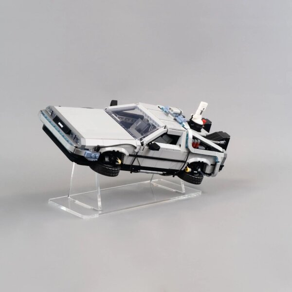 Supporto in acrilico per LEGO&reg; 10300 La macchina del tempo di Ritorno al futuro