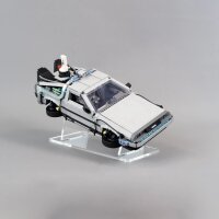 Supporto in acrilico per LEGO&reg; 10300 La macchina del tempo di Ritorno al futuro