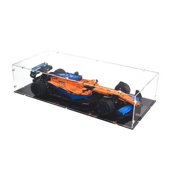 Acryl-Display f&uuml;r LEGO&reg; 42141 McLaren Formel  1 Rennwagen (Mit schwarzem Boden)