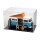 Display acrilico L per LEGO&reg; 10279 Volkswagen T2 Camper (con base nera)