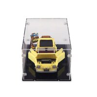 Pr&eacute;sentoir en acrylique pour LEGO&reg; 10271 Fiat 500 (avec base noire)