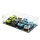 Acryl-Display XL f&uuml;r 4 x LEGO&reg; Speed Chamions Modele nebeneinander (Mit schwarzem Boden)