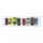 Display in acrilico XL per 8 modelli LEGO&reg; Speed Champions affiancati (con base nera)