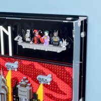 Acrylic wall display for LEGO&reg; 76271 Batman: The Animated Series Gotham City