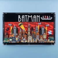 Acrylic wall display for LEGO&reg; 76271 Batman: The Animated Series Gotham City