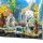 Pr&eacute;sentoir en acrylique pour LEGO&reg; 10316 Le Seigneur des Anneaux : Fondcombe (avec image darri&egrave;re-plan et sol noir)
