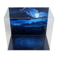 Acrylic display for LEGO&reg; 71043 Harry Potter Hogwarts Castle (with background image)