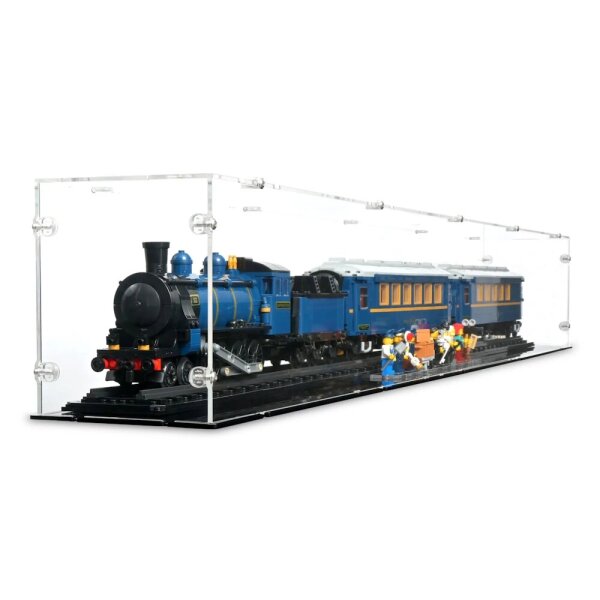 Acrylic display for LEGO&reg; 21344 The Orient Express (With black base)