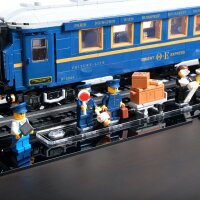 Acrylic display for LEGO&reg; 21344 The Orient Express (With black base)