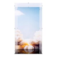 Pr&eacute;sentoir en acrylique pour LEGO&reg; 10341 NASA Artemis Launch Pad (avec image darri&egrave;re-plan)