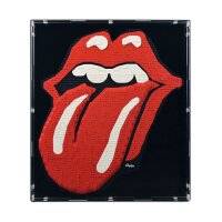 Acrylic wall display for LEGO&reg; 31206 The Rolling Stones