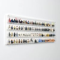 Acryl-Wand-Display f&uuml;r 100 LEGO&reg;-Minifiguren...