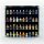 Acryl-Wand-Display f&uuml;r 40 LEGO&reg;-Minifiguren (Mit schwarzem Hintergrund)