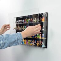 Acryl-Wand-Display f&uuml;r 60 LEGO&reg;-Minifiguren (Mit...