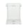 Display in in acrilico per 1 minifigure LEGO&reg; (con base trasparente e 2 brochie)