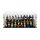 Acrylic display for 40 LEGO&reg; minifigures (with black base and studs)