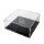 Acryl-Display f&uuml;r LEGO&reg; Minifguren f&uuml;r eine  32x32 Platte (Mit schwarzem Boden)