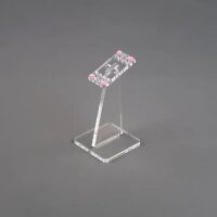 Support acrylique pour mod&egrave;les LEGO&reg; (inclin&eacute; 12 cm de hauteur)