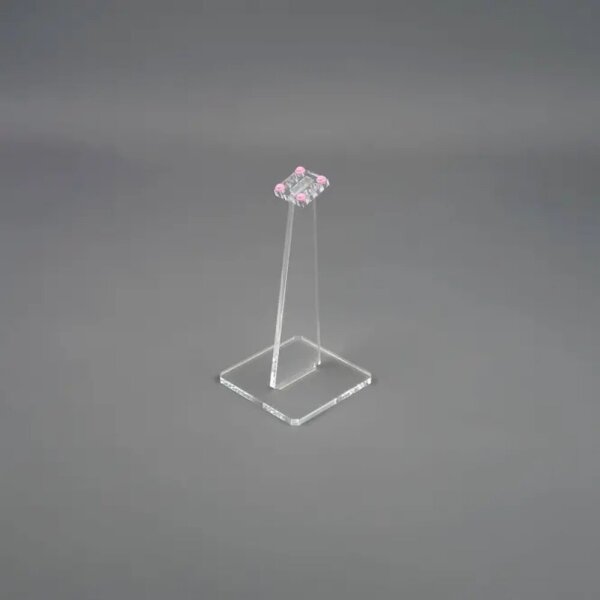 Acryl-St&auml;nder f&uuml;r LEGO&reg; Modelle (Angewinkelt 18 cm hoch)