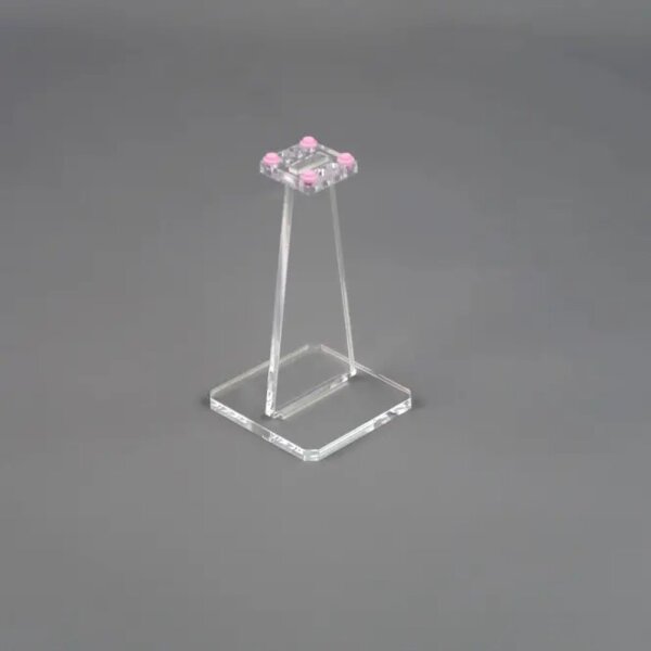 Acrylic stand for LEGO&reg; models (flat 12 cm high)