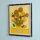 Acrylic wall display for LEGO&reg; 21333 Vincent van Gogh &ndash; Sunflowers (with black background)