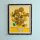 Acrylic wall display for LEGO&reg; 21333 Vincent van Gogh &ndash; Sunflowers (with black background)
