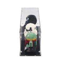Acryl-Display f&uuml;r 3x LEGO&reg; Star Wars, Marvel oder DC Helme (Mit schwarzem Boden)