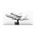 Acryl-Display f&uuml;r LEGO&reg; 10360 Spaceshuttle-Transport-Jumbo (Mit schwarzem Boden)