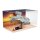 Display acrilico per LEGO&reg; 75331 Star Wars - The Razor Crest (con immagine di sfondo, supporto e base nera)