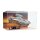 Display acrilico per LEGO&reg; 75331 Star Wars - The Razor Crest (con immagine di sfondo, supporto e base nera)