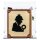 Display in acrilico per il Fermalibri LEGO&reg; 10351 Sherlock Holmes chiuso (con base nera)