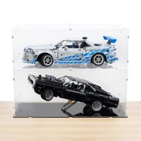 Acryl-Display f&uuml;r LEGO&reg; 42210 2 Fast 2 Furious Nissan Skyline GT-R R34 Flitzer (mit klarem Boden, Stabelbar)