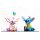 Acryl-Display f&uuml;r LEGO&reg; 43249/43257 - Stitch/Angel (Mit schwarzem Boden)
