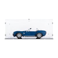 Display in acrilico per LEGO&reg; 10357 Shelby Corba 427 S(C (con fondo nero)