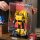 Acryl-Display f&uuml;r LEGO&reg; 10338 Transformers: Bumblebee  (Mit Hintergrundbild & schwarzem Boden)