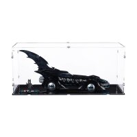 Display in acrilico per LEGO&reg; 76304 Batman Forever Batmobil  (con fondo nero)