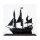 Display in acrilico per LEGO&reg; 10365 Nave pirata del Capitano Jack Sparrow (con fondo nero)