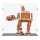 Pr&eacute;sentoir en acrylique pour LEGO&reg; 40806 Star Wars AT-AT Walker fa&ccedil;on pain d&rsquo;&eacute;pices (avec fond noir)