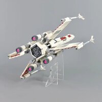 Supporto in acrilico per LEGO&reg; 75355 Star WarsUCS X-Wing Starfighter (angolato, alto 4 cm)