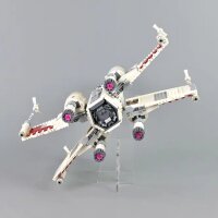 Supporto in acrilico per LEGO&reg; 75355 Star WarsUCS X-Wing Starfighter (angolato, alto 4 cm)