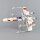 Supporto in acrilico per LEGO&reg; 75355 Star WarsUCS X-Wing Starfighter (angolato, alto 4 cm)
