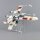 Supporto in acrilico per LEGO&reg; 75355 Star WarsUCS X-Wing Starfighter (angolato, alto 4 cm)