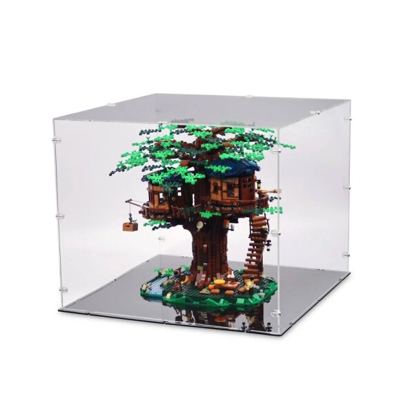 Acrylic display for LEGO&reg; 21318 Treehouse (With black floor)