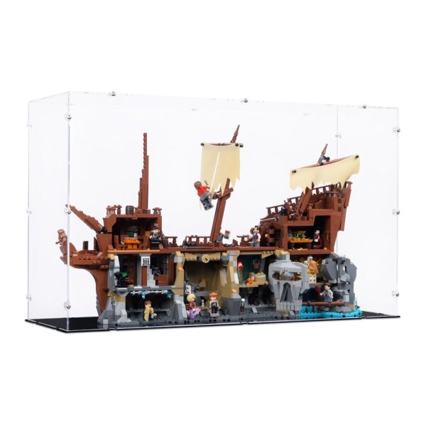 Pr&eacute;sentoir en acrylique pour LEGO&reg; 21363 Les Goonies (avec fond noir)