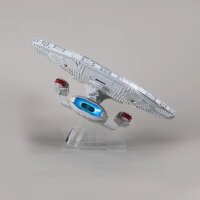 Supporto in acrilico 2 in 1 per LEGO&reg; 10356 Star Trek U.S.S. Enterprice NCC-1701-D (Regolabile)
