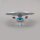 Supporto in acrilico 2 in 1 per LEGO&reg; 10356 Star Trek U.S.S. Enterprice NCC-1701-D (Regolabile)