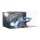 Pr&eacute;sentoir en acrylique pour LEGO&reg; 10356 Star Trek: U.S.S. Enterprise NCC-1701-D (Avec image de fond, base noire et 2 supports)