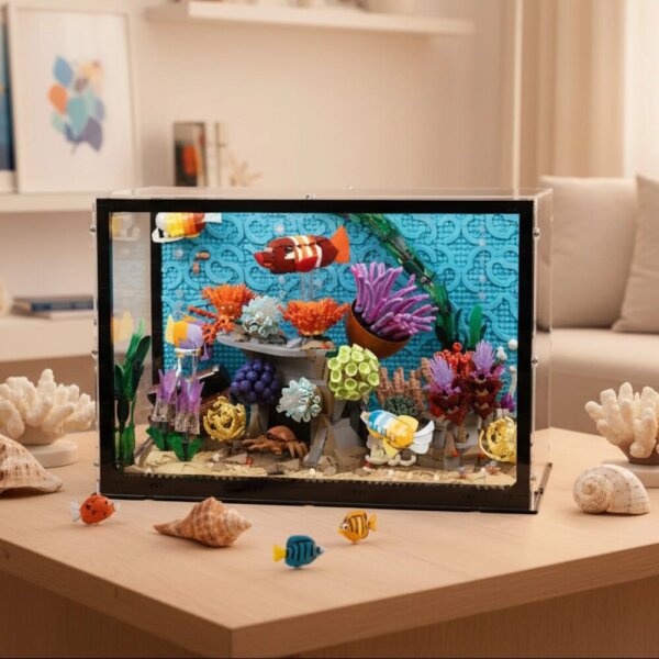 Acryl-Display f&uuml;r LEGO&reg; 10366 Tropisches Aquarium